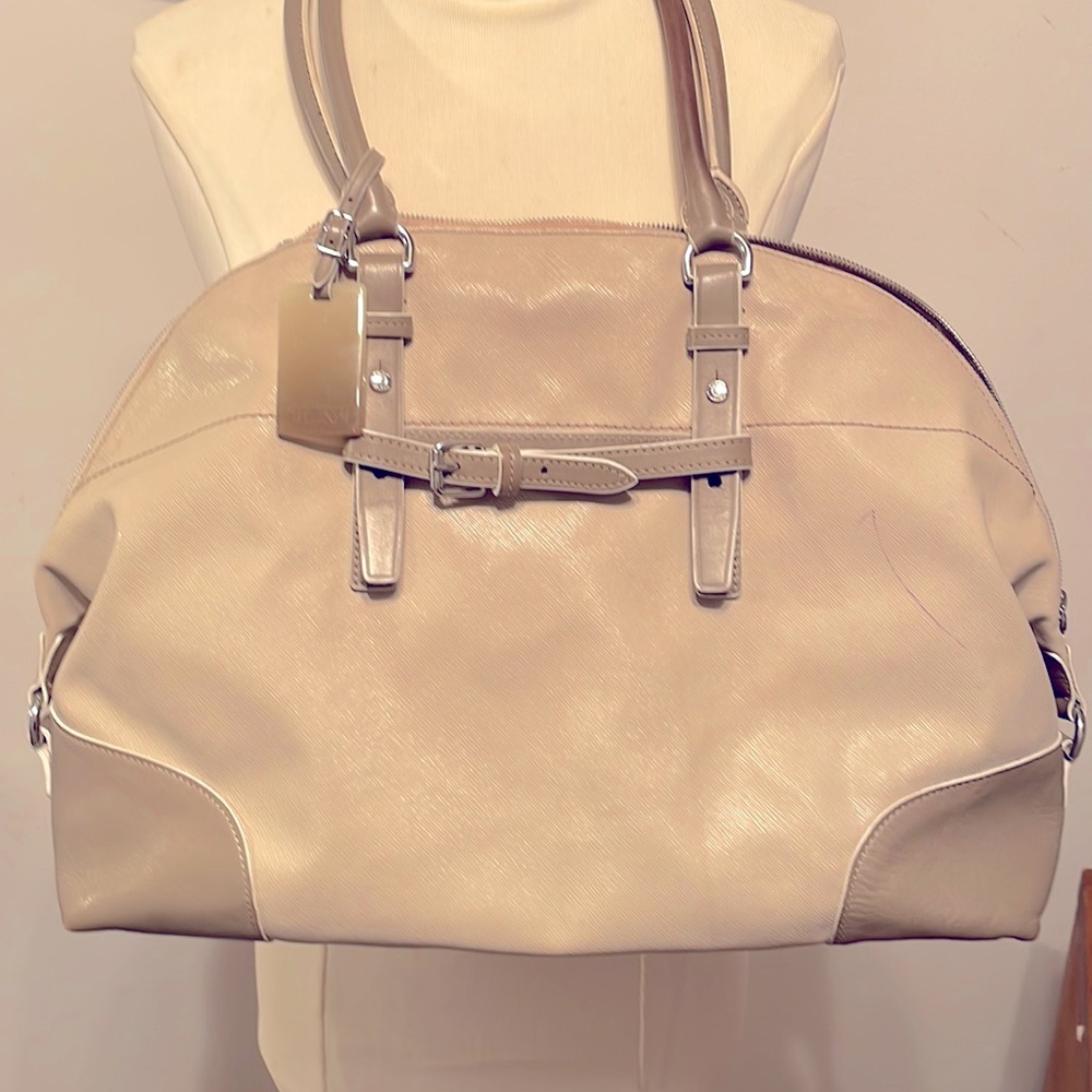 Authentic TUMI Large SHOULDER Bag… sustainable material grey color